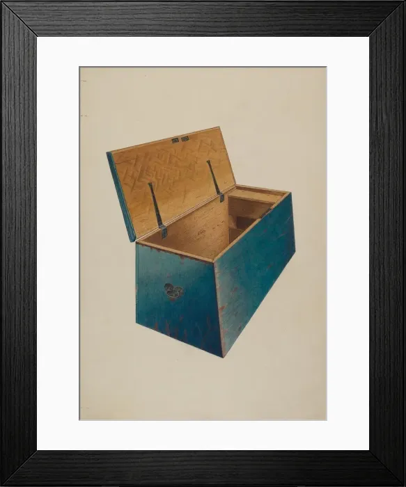 Framed Print : Utility Chest, 1937. Creator: Albert Ryder Framed Print : Utility Chest, 1937. Creator: Albert Ryder