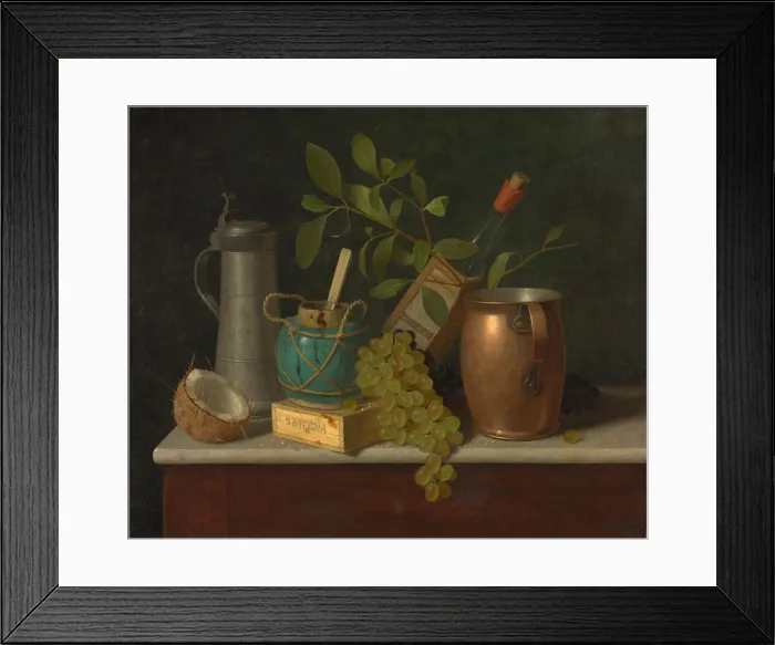 Framed Print : Just Dessert, 1891. Creator: William Michael Harnett Framed Print : Just Dessert, 1891. Creator: William Michael Harnett