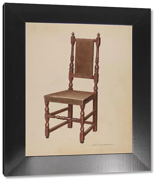 Side Chair, 1935  /  1942. Creator: Gilbert Sackerman