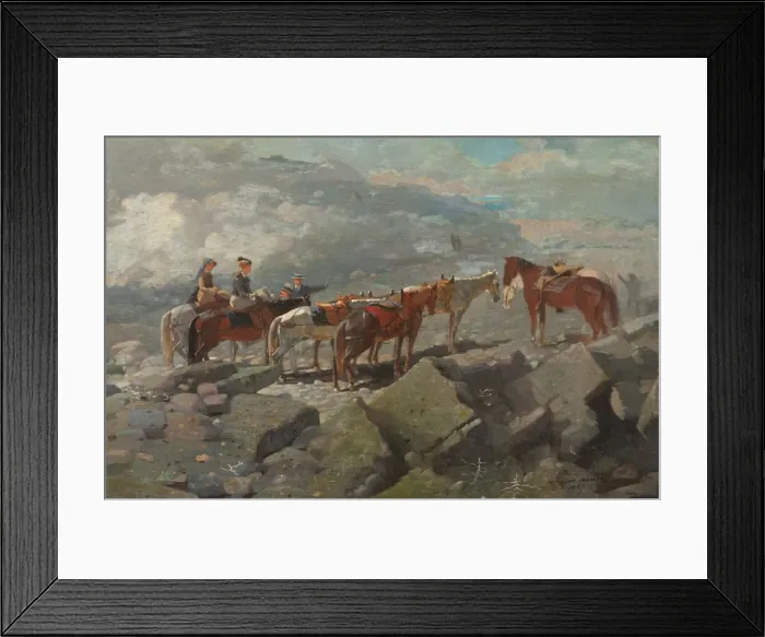 Framed Print : Mount Washington, 1869. Creator: Winslow Homer Framed Print : Mount Washington, 1869. Creator: Winslow Homer