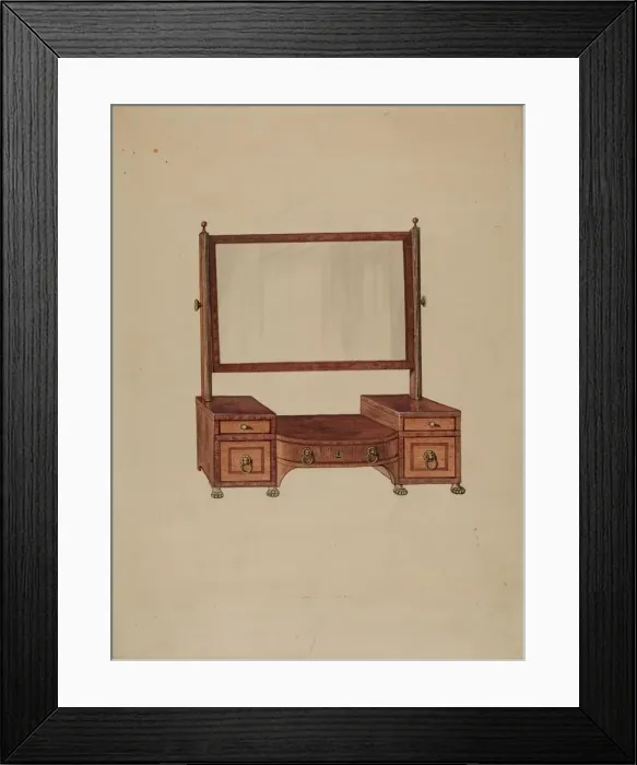Framed Print : Dressing Glass, c. 1936. Creator: Lorenz Rothkrantz Framed Print : Dressing Glass, c. 1936. Creator: Lorenz Rothkrantz