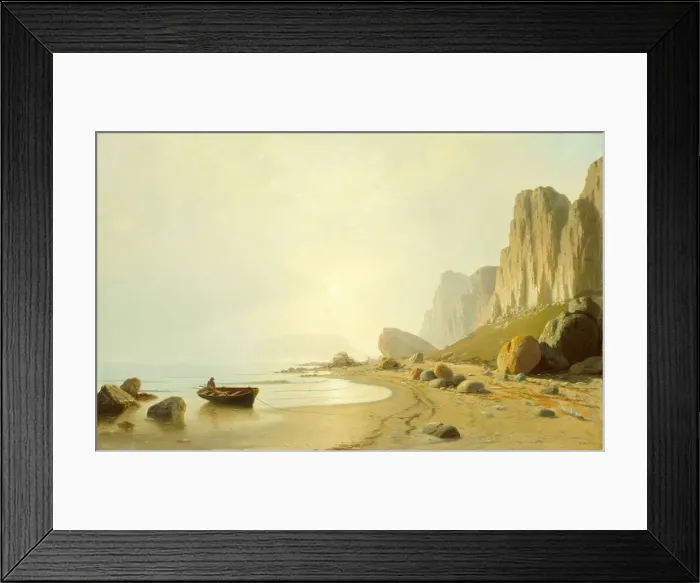 Framed Print : The Coast of Labrador, 1866. Creator: William Bradford Framed Print : The Coast of Labrador, 1866. Creator: William Bradford