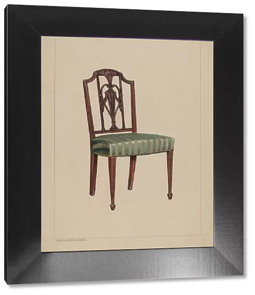 Chair, 1935  /  1942. Creator: M. Rosenshield-von-Paulin