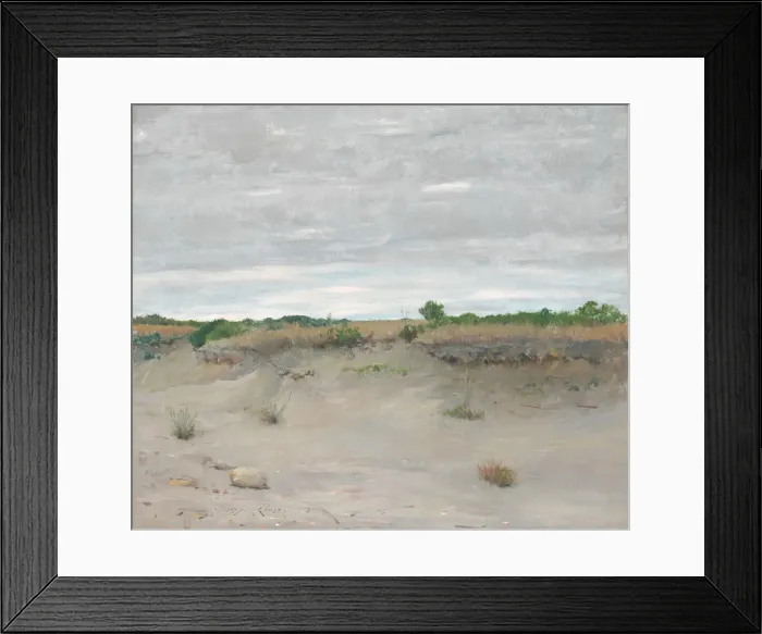 Framed Print : Wind-Swept Sands, 1894. Creator: William Merritt Chase Framed Print : Wind-Swept Sands, 1894. Creator: William Merritt Chase