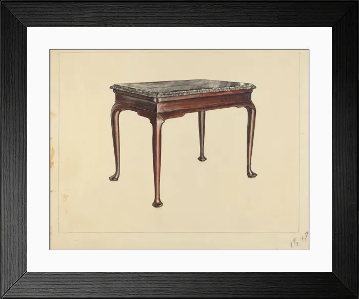 Framed Print : Sideboard, 1936. Creator: M. Rosenshield-von-Paulin Framed Print : Sideboard, 1936. Creator: M. Rosenshield-von-Paulin