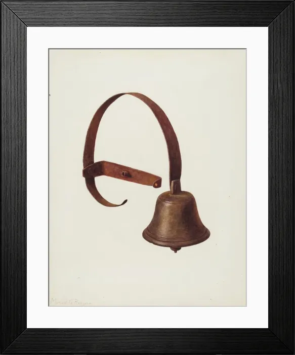Framed Print : Servants Bell, 1935 / 1942. Creator: Manuel G. Runyan Framed Print : Servants Bell, 1935 / 1942. Creator: Manuel G. Runyan