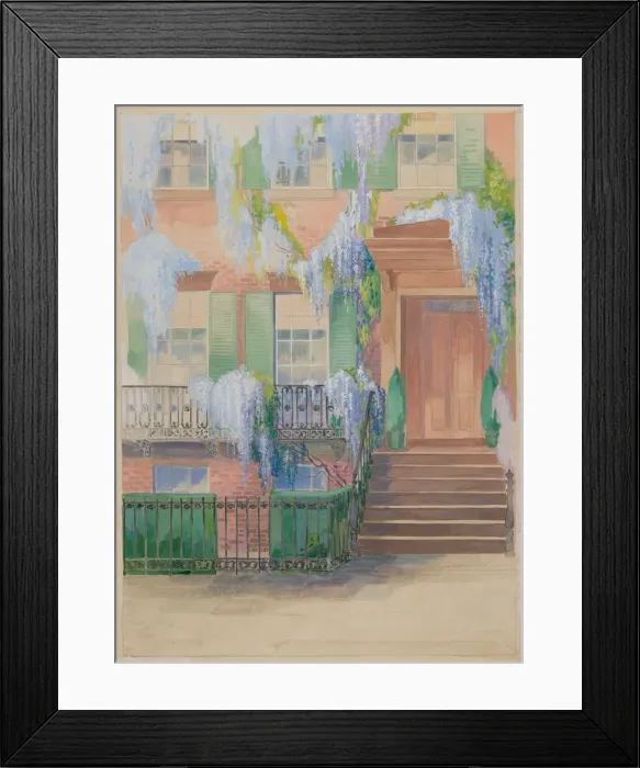 Framed Print : City Garden, c. 1936. Creator: Gilbert Sackerman Framed Print : City Garden, c. 1936. Creator: Gilbert Sackerman