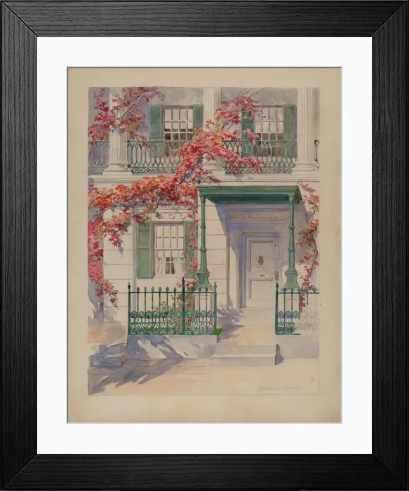 Framed Print : Ornamental Iron, c. 1936. Creator: Gilbert Sackerman Framed Print : Ornamental Iron, c. 1936. Creator: Gilbert Sackerman