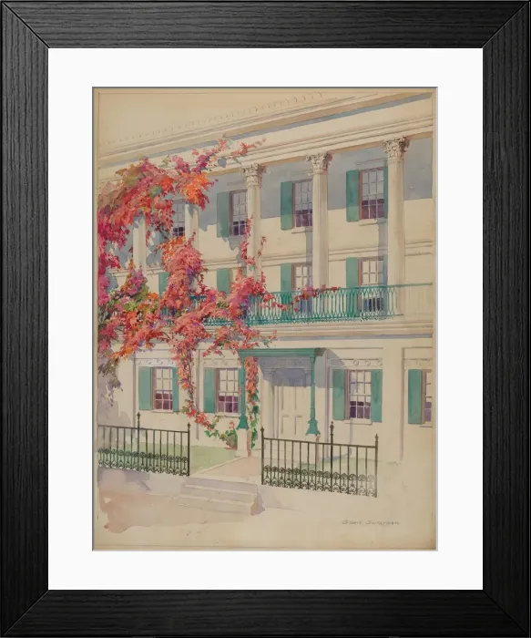 Framed Print : Collonade, c. 1936. Creator: Gilbert Sackerman Framed Print : Collonade, c. 1936. Creator: Gilbert Sackerman