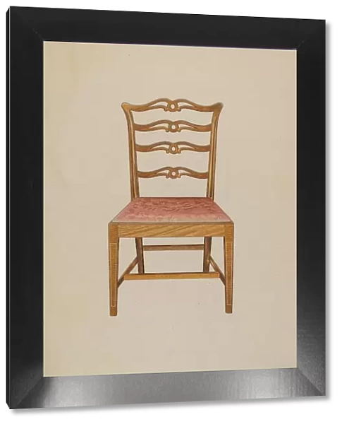 Ladderback Chair, 1935  /  1942. Creator: Albert Ryder