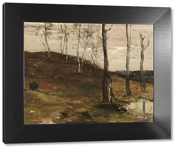 Hillside with Trees, 1872  /  78. Creator: William Morris Hunt