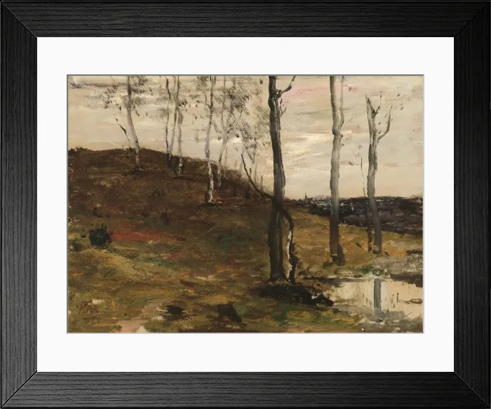 Framed Print : Hillside with Trees, 1872 / 78. Creator: William Morris Hunt Framed Print : Hillside with Trees, 1872 / 78. Creator: William Morris Hunt