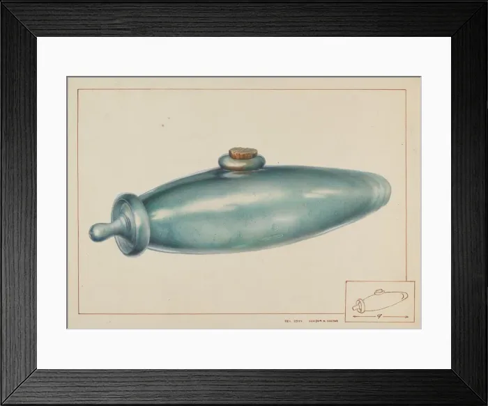 Framed Print : Nursing Bottle, c. 1938. Creator: Gordon Saltar Framed Print : Nursing Bottle, c. 1938. Creator: Gordon Saltar