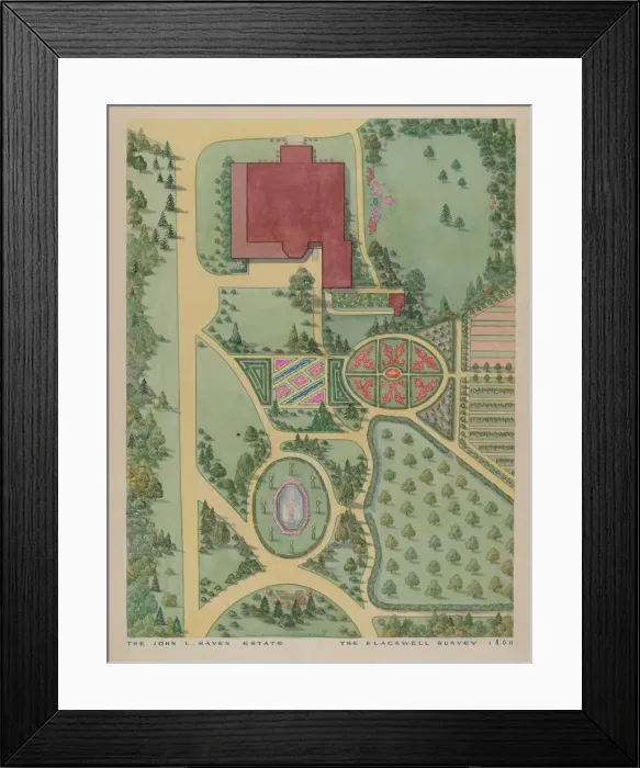 Framed Print : John A. Haven Estate, c. 1936. Creators: Gilbert Sackerman, Tabea Hosier Framed Print : John A. Haven Estate, c. 1936. Creators: Gilbert Sackerman, Tabea Hosier