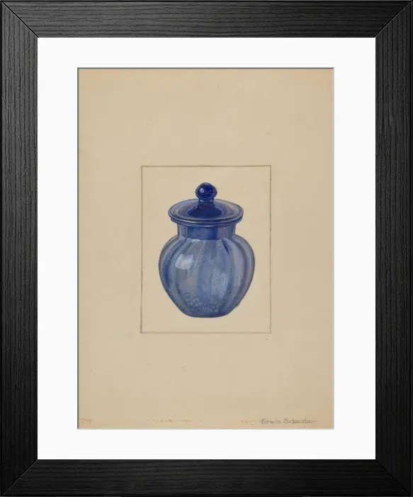 Framed Print : Rose Petal Jar, c. 1937. Creator: Erwin Schwabe Framed Print : Rose Petal Jar, c. 1937. Creator: Erwin Schwabe