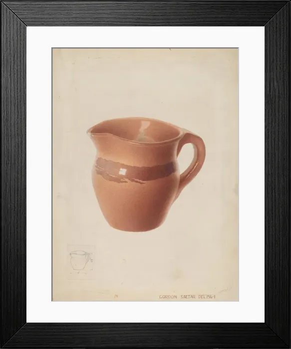 Framed Print : Pitcher, c. 1936. Creator: Gordon Saltar Framed Print : Pitcher, c. 1936. Creator: Gordon Saltar
