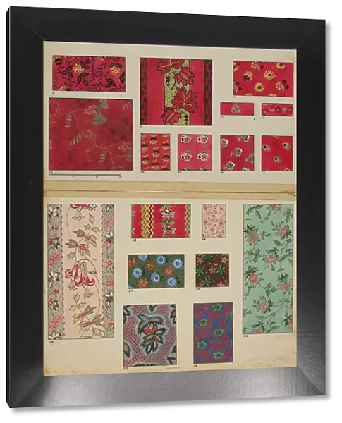 Patchwork and Applique Quilt, c. 1936. Creators: Irene Schaefer, Mary Berner