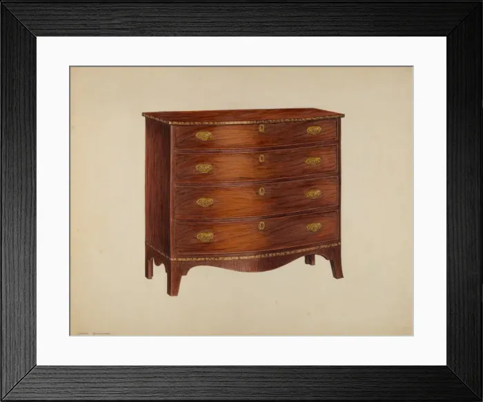 Framed Print : Chest of Drawers, c. 1939. Creator: Lorenz Rothkrantz Framed Print : Chest of Drawers, c. 1939. Creator: Lorenz Rothkrantz