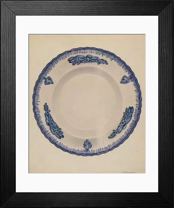 Framed Print : Plate, c. 1936. Creator: Erwin Schwabe Framed Print : Plate, c. 1936. Creator: Erwin Schwabe