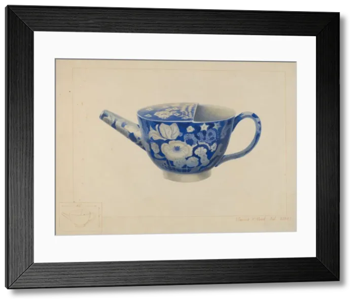 Framed Print : China Invalids Cup, c. 1938. Creator: Vincent P. Rosel Framed Print : China Invalids Cup, c. 1938. Creator: Vincent P. Rosel