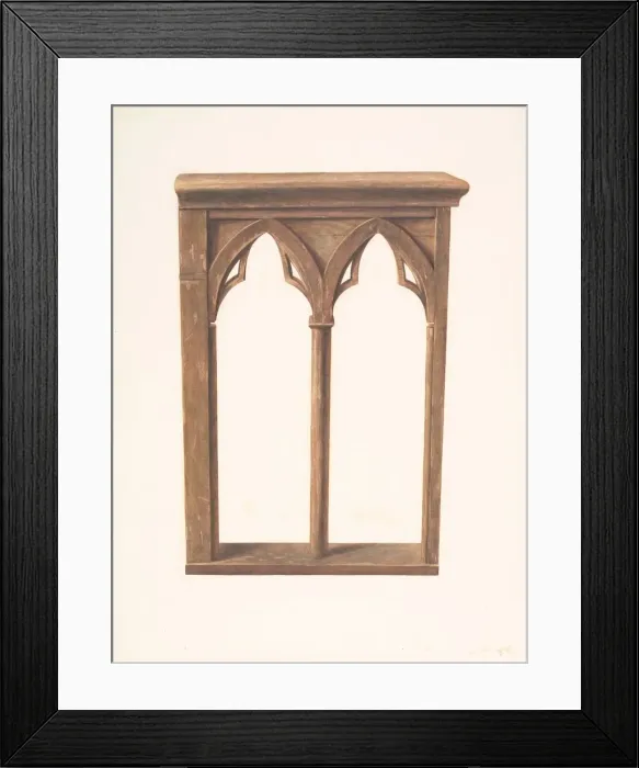 Framed Print : Altar Rail Gate, c. 1939. Creator: Manuel G. Runyan Framed Print : Altar Rail Gate, c. 1939. Creator: Manuel G. Runyan