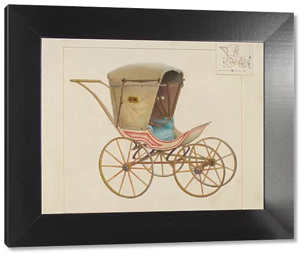 Baby Carriage, c. 1937. Creator: Vincent P. Rosel