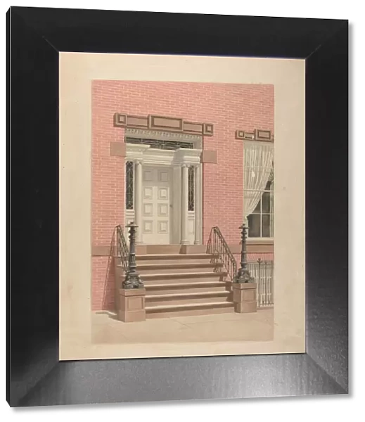 Entrance to Cutting House, c. 1938. Creator: Lorenz Rothkrantz