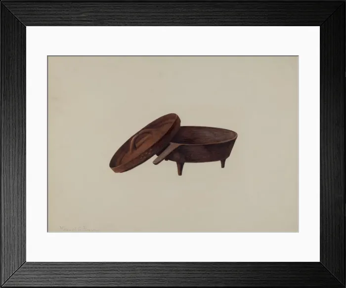 Framed Print : Dutch Oven, c. 1939. Creator: Manuel G. Runyan Framed Print : Dutch Oven, c. 1939. Creator: Manuel G. Runyan