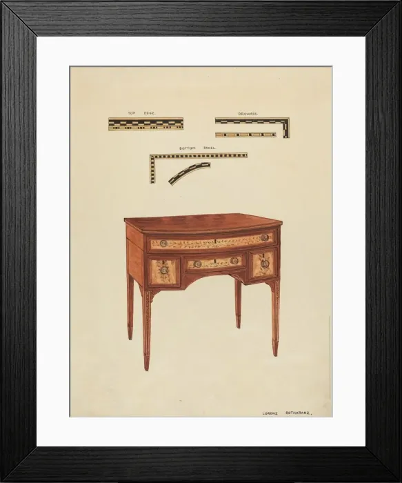 Framed Print : Dressing Table, c. 1938. Creator: Lorenz Rothkrantz