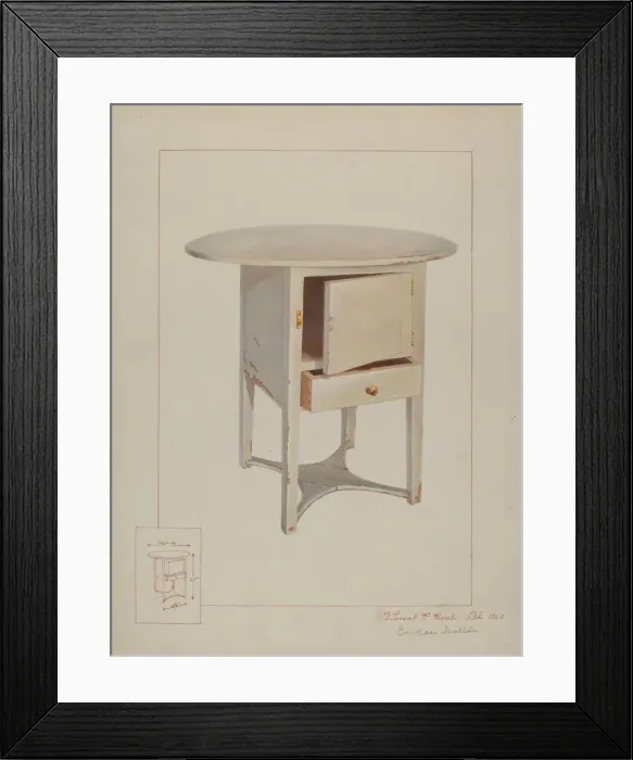 Framed Print : Cellarette, c. 1937. Creator: Vincent P. Rosel Framed Print : Cellarette, c. 1937. Creator: Vincent P. Rosel
