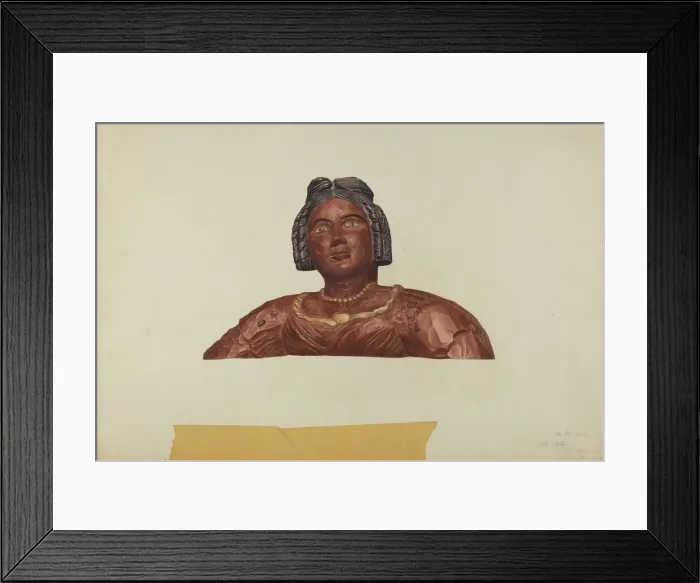 Framed Print : Stern Piece: Pocahontas, c. 1939. Creator: Albert Ryder