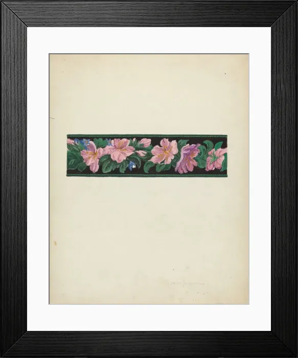 Framed Print : Wallpaper, c. 1939. Creator: Gilbert Sackerman Framed Print : Wallpaper, c. 1939. Creator: Gilbert Sackerman