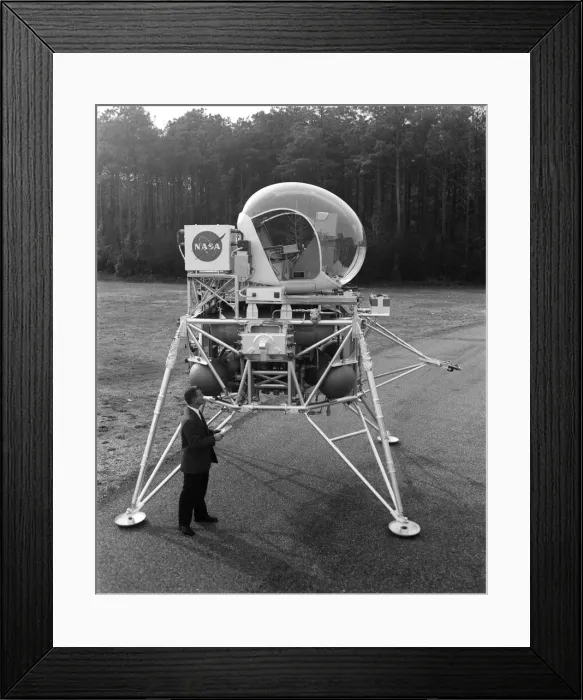Framed Print : Lunar Landing Vehicle, USA, 1963. Creator: NASA Framed Print : Lunar Landing Vehicle, USA, 1963. Creator: NASA