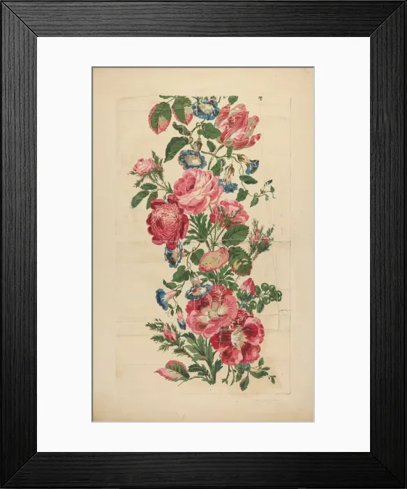 Framed Print : Wall Paper, c. 1939. Creator: Gilbert Sackerman Framed Print : Wall Paper, c. 1939. Creator: Gilbert Sackerman