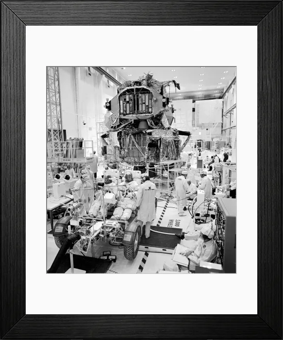 Framed Print : Apollo 17 Flight Hardware Checkout, Florida, USA, 1972. Creator: NASA Framed Print : Apollo 17 Flight Hardware Checkout, Florida, USA, 1972. Creator: NASA