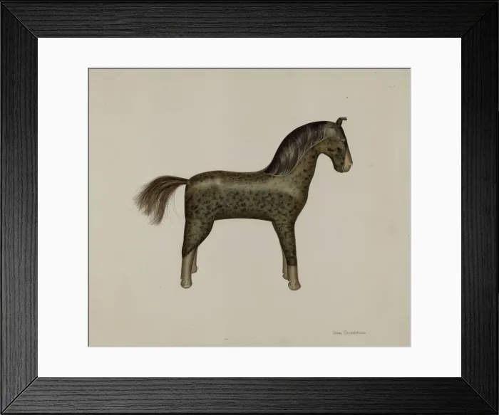 Framed Print : Horse, c. 1939. Creator: Selma Sandler Framed Print : Horse, c. 1939. Creator: Selma Sandler