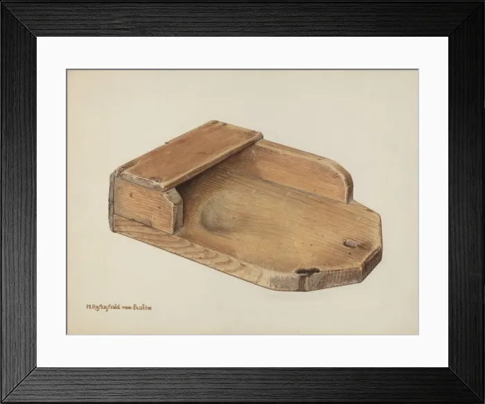 Framed Print : Scouring Board, c. 1940. Creator: M. Rosenshield-von-Paulin Framed Print : Scouring Board, c. 1940. Creator: M. Rosenshield-von-Paulin
