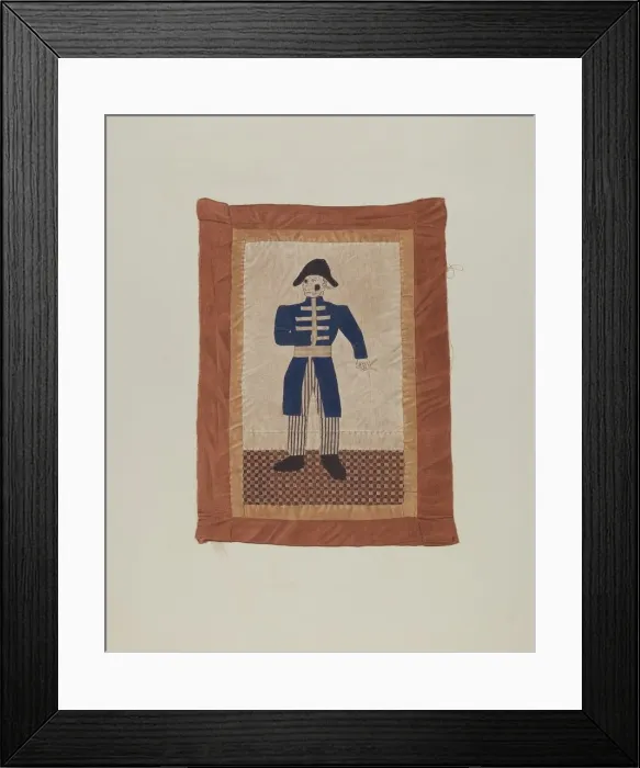 Framed Print : Pillow top Insert, c. 1940. Creator: Albert Ryder Framed Print : Pillow top Insert, c. 1940. Creator: Albert Ryder