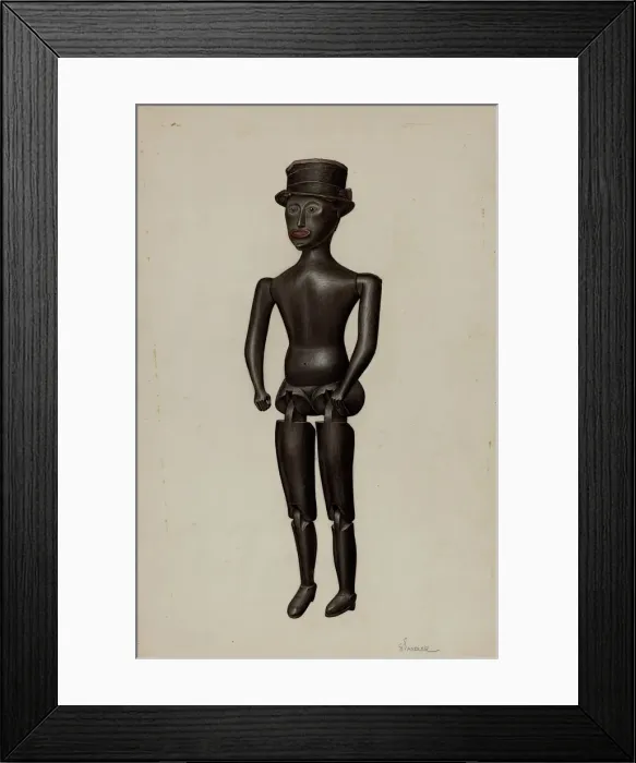 Framed Print : Dancing Doll, c. 1940. Creator: Selma Sandler Framed Print : Dancing Doll, c. 1940. Creator: Selma Sandler