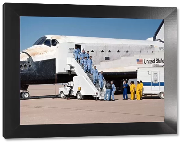 STS-61A landing, USA, November 6, 1985. Creator: NASA
