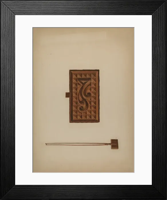 Framed Print : Waffle Iron, c. 1941. Creator: Ralph Russell Framed Print : Waffle Iron, c. 1941. Creator: Ralph Russell