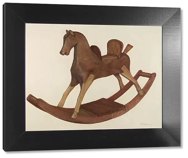 Rocking Horse, c. 1941. Creator: Selma Sandler