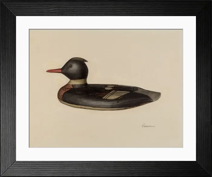Framed Print : Decoy, c. 1941. Creator: Selma Sandler Framed Print : Decoy, c. 1941. Creator: Selma Sandler