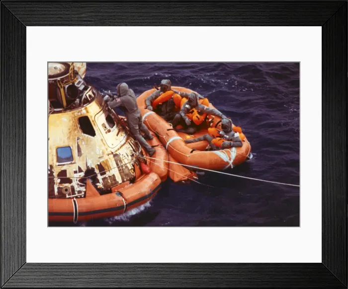 Framed Print : Apollo 11 Recovery Area, 1969. Creator: NASA Framed Print : Apollo 11 Recovery Area, 1969. Creator: NASA