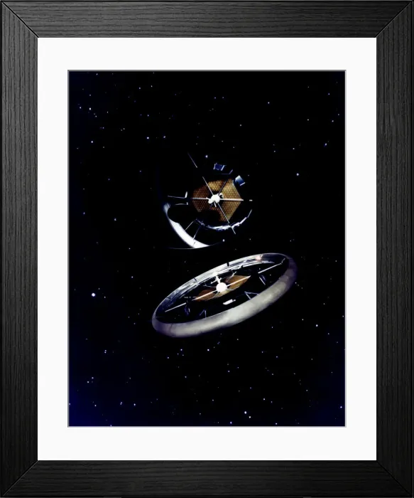 Framed Print : Model of the torus colony, c1970s. Creator: NASA Framed Print : Model of the torus colony, c1970s. Creator: NASA
