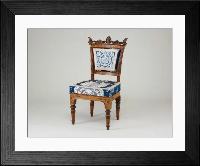 Framed Print : Side Chair, Italy, c. 1835. Creator: Filippo Pelagio, Palagi Framed Print : Side Chair, Italy, c. 1835. Creator: Filippo Pelagio, Palagi