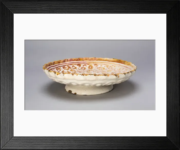 Framed Print : Plate, Gubbio, c. 1500 / 50. Creator: Unknown Framed Print : Plate, Gubbio, c. 1500 / 50. Creator: Unknown