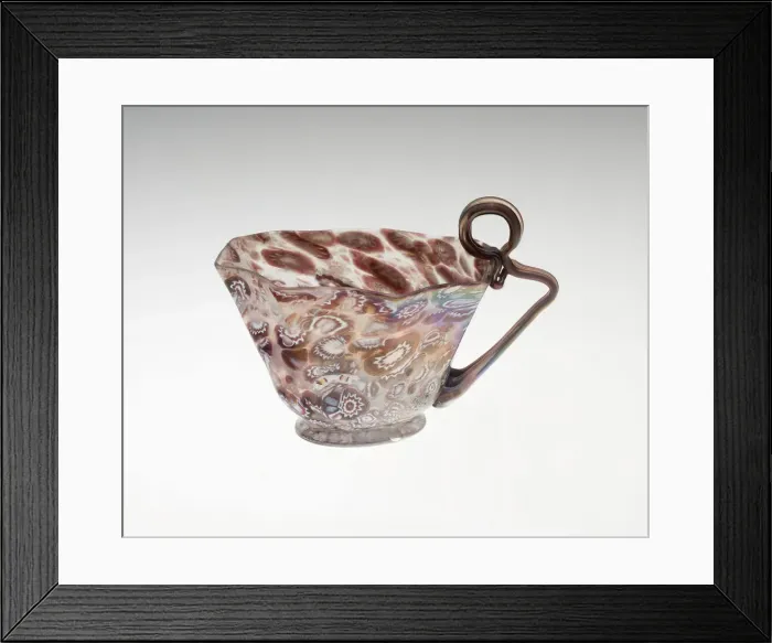 Framed Print : Octagonal Cup with Handle, Venice, 19th century. Creator: Unknown Framed Print : Octagonal Cup with Handle, Venice, 19th century. Creator: Unknown