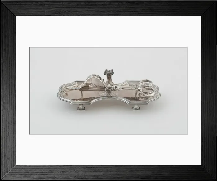 Framed Print : Candle Snuffer with Tray, France, 1751. Creator: Joachim Martin Framed Print : Candle Snuffer with Tray, France, 1751. Creator: Joachim Martin