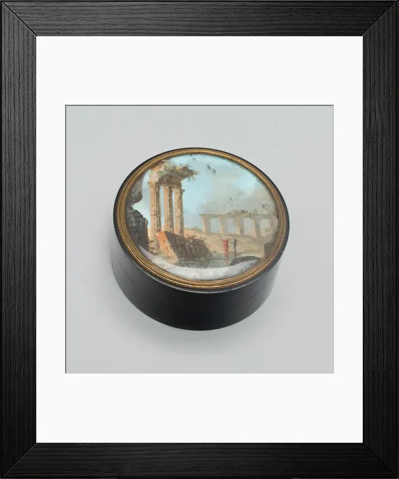 Framed Print : Round Box, Italy, 1775 / 1800. Creator: Unknown Framed Print : Round Box, Italy, 1775 / 1800. Creator: Unknown